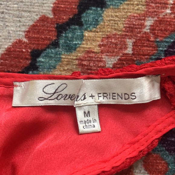 Lovers + Friends Red lace dress - Picture 11 of 11